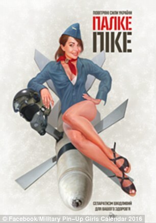 pinup model on missile