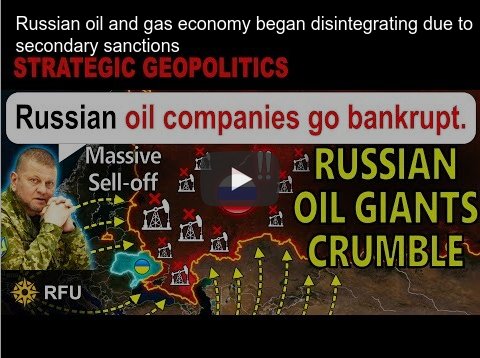 Video from Ukraine says Russian oil companies are disintegrating.