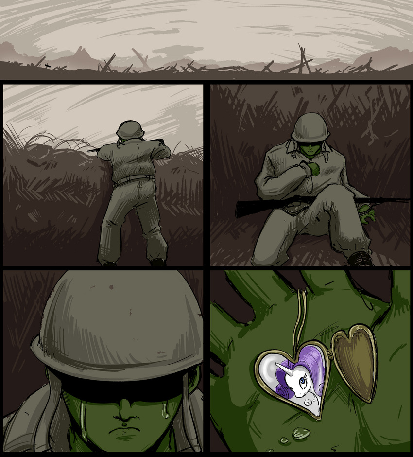 Pony says, 'Never give up, never surrender!'