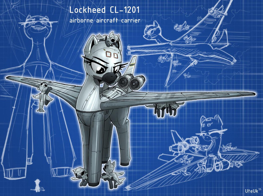 A pony who is an aiborne aircraft carrier.