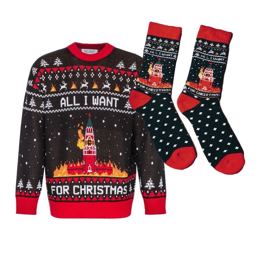 Saint Javelin socks.