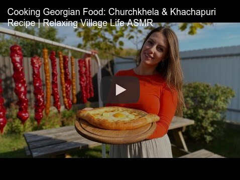 Luba from Ukraine cooks Georgian food.