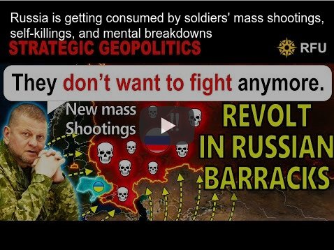 Video about how Russia soldiers' morale is at rock bottom and they're shooting each other.