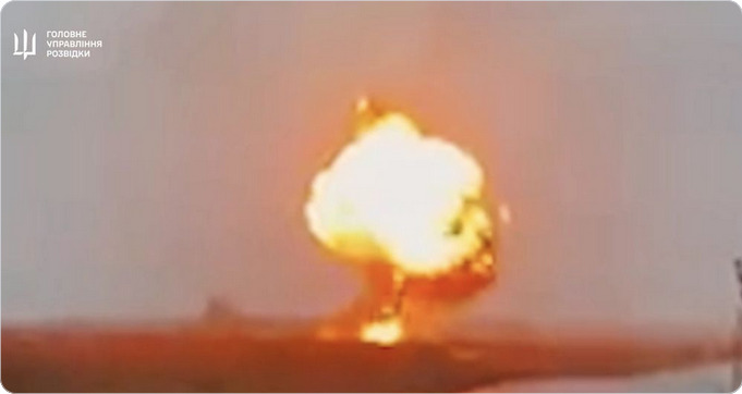 An explosion in Russia's Ring Pipeline.