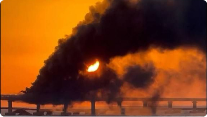 Kerch Bridge is not allowing electric vehicles across.