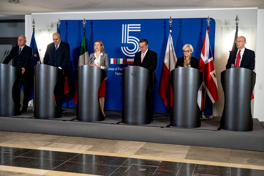 5 of the EU's most powerful military leaders reassure people they're in it for the long haul for Ukraine.