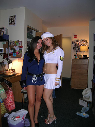 college girls partying