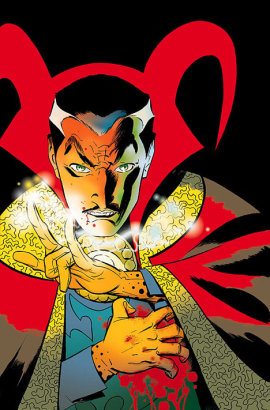 Dr. Strange, who seems to have hurt his hand